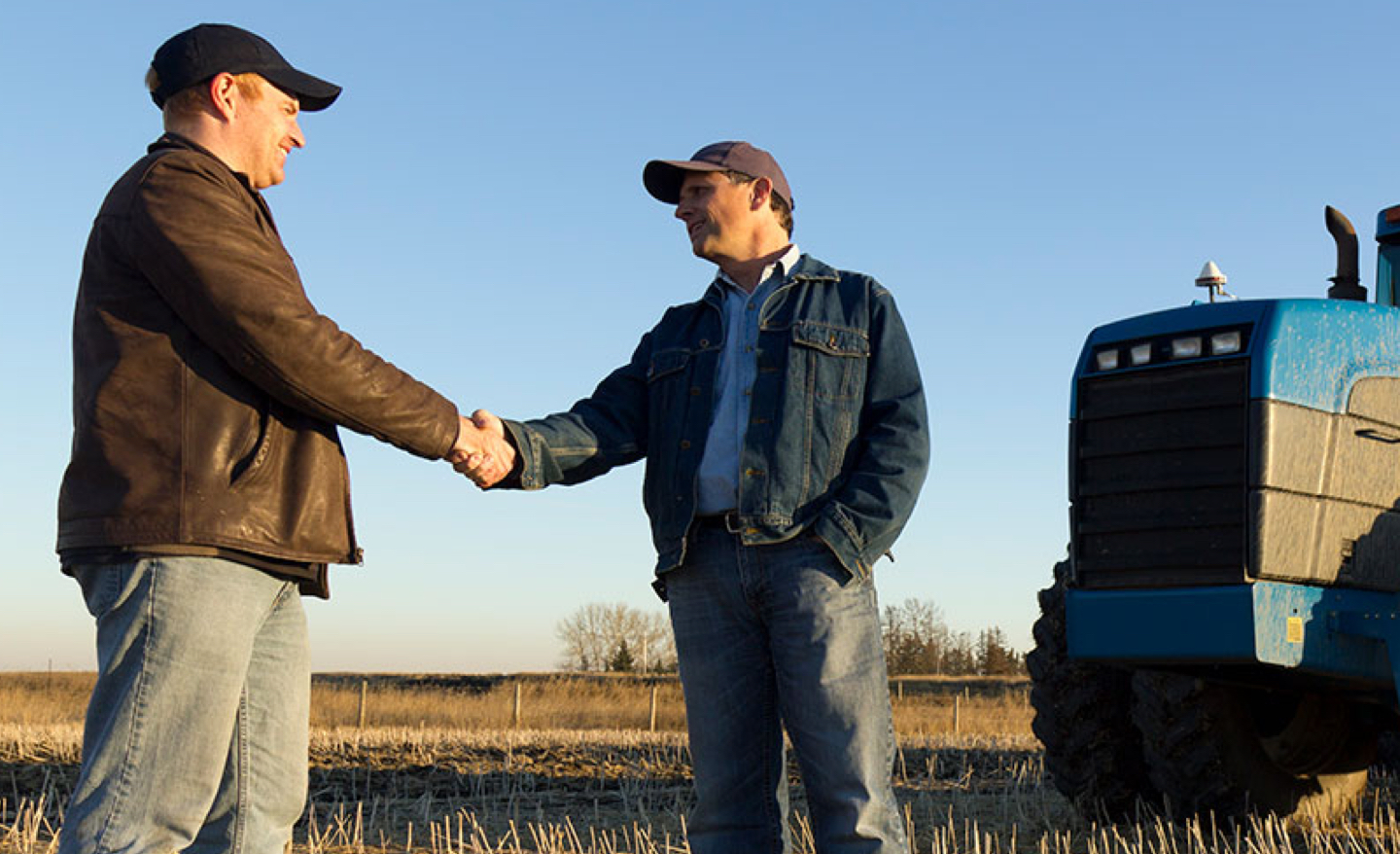 2 Persons making a deal